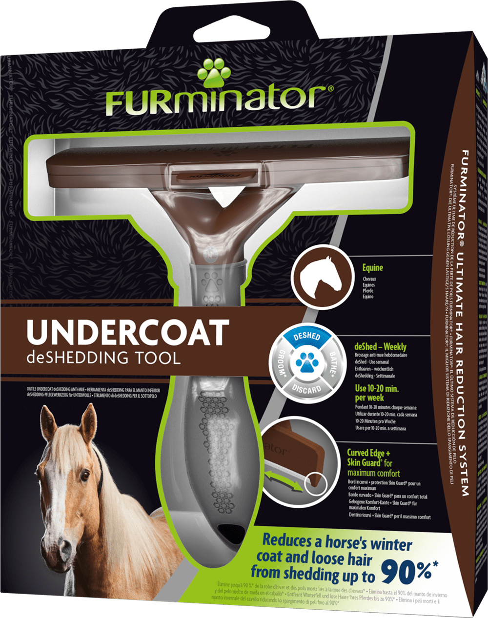 FURminator® UNDERCOAT deSHEDDING TOOL cavallo | Helpvet